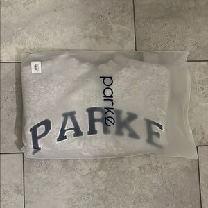 Women’s Parke grey mock-neck crewneck